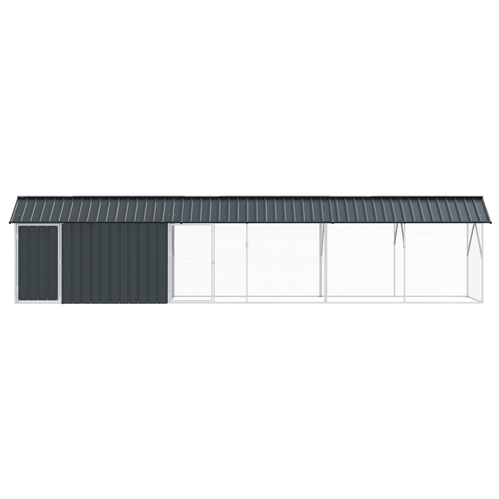 Bird Cage Anthracite 630 x 103 x 142 cm Galvanised Steel