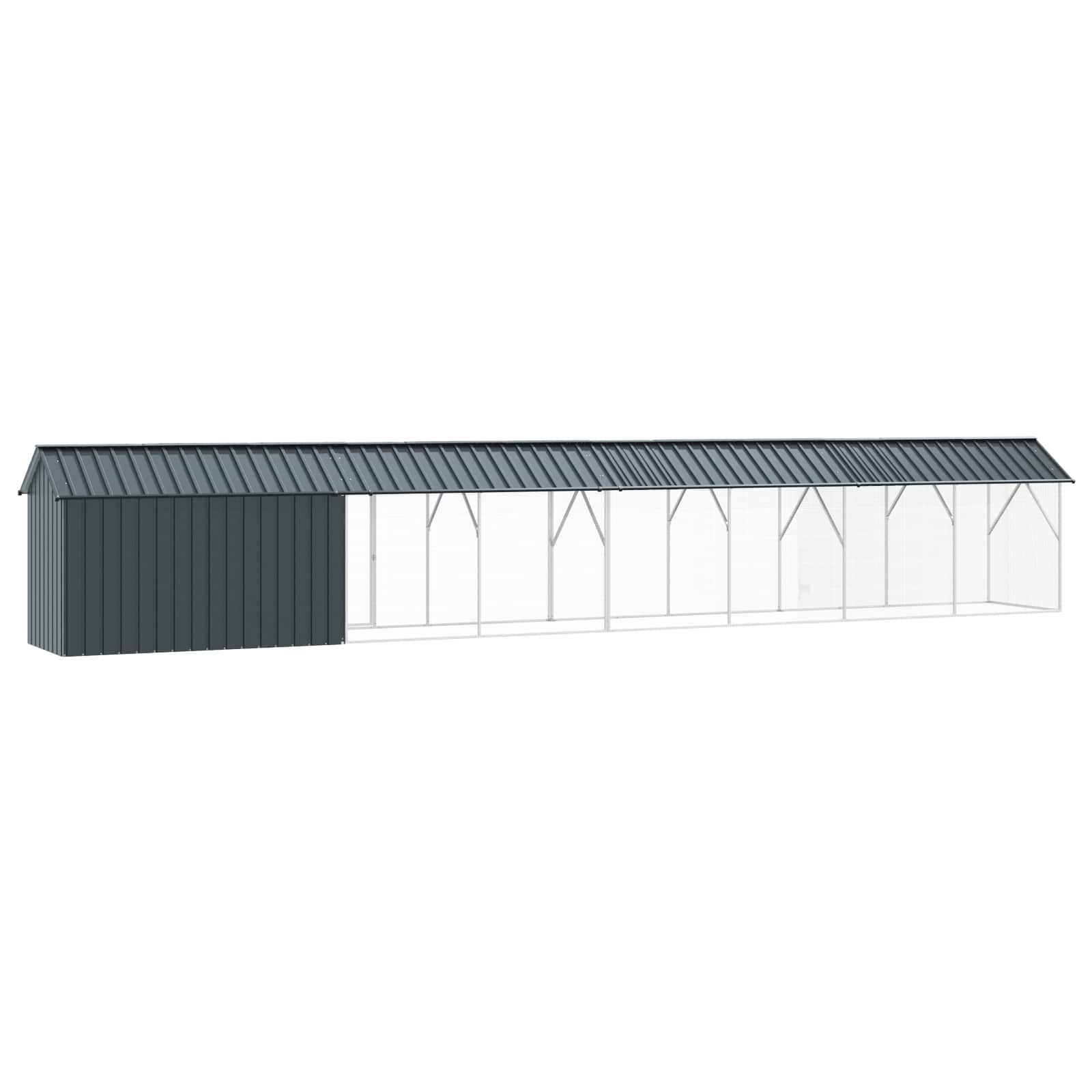 Bird Cage Anthracite 844 x 103 x 142 cm Galvanised Steel