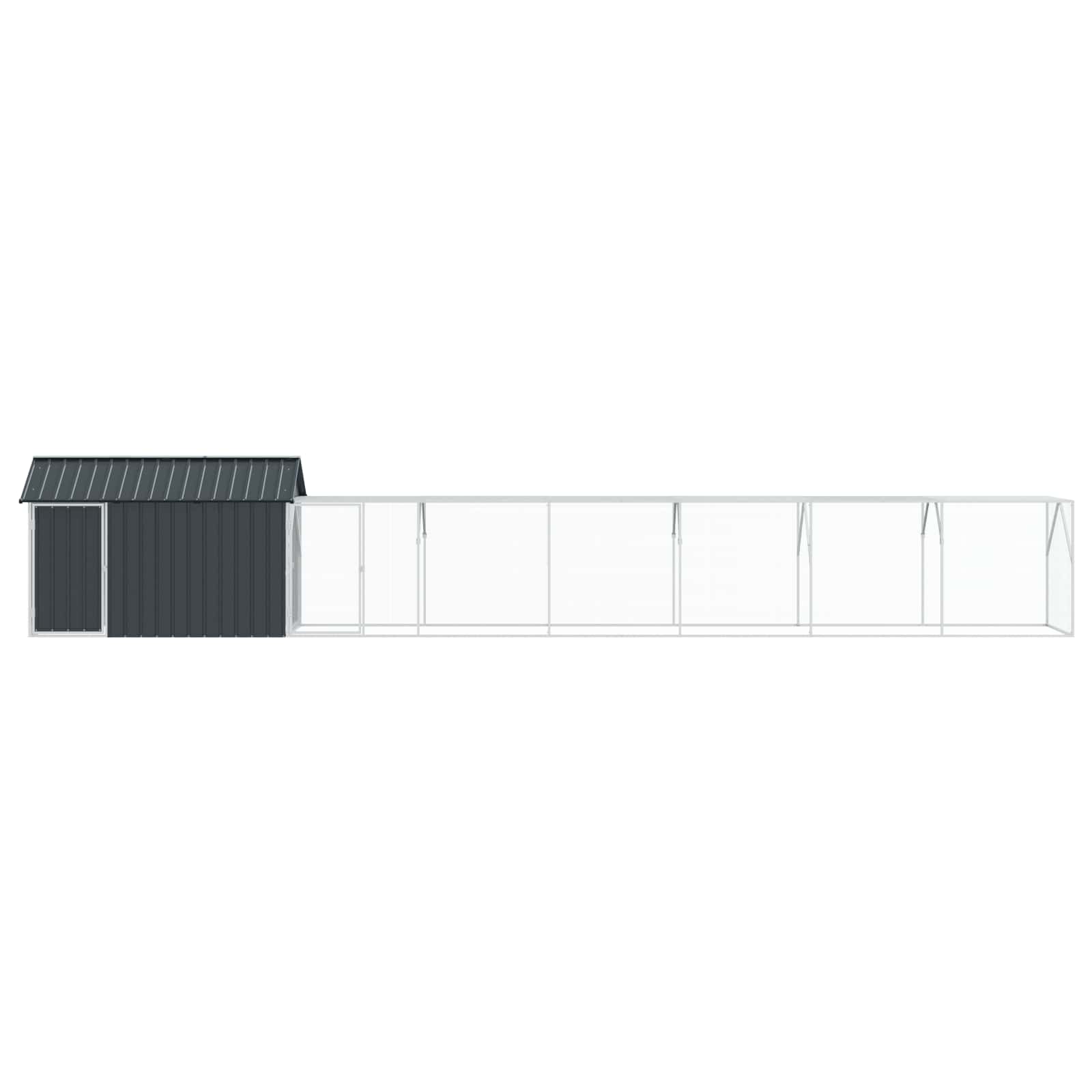 Bird Cage Anthracite 821,5 x 111 x 142 cm Galvanised Steel