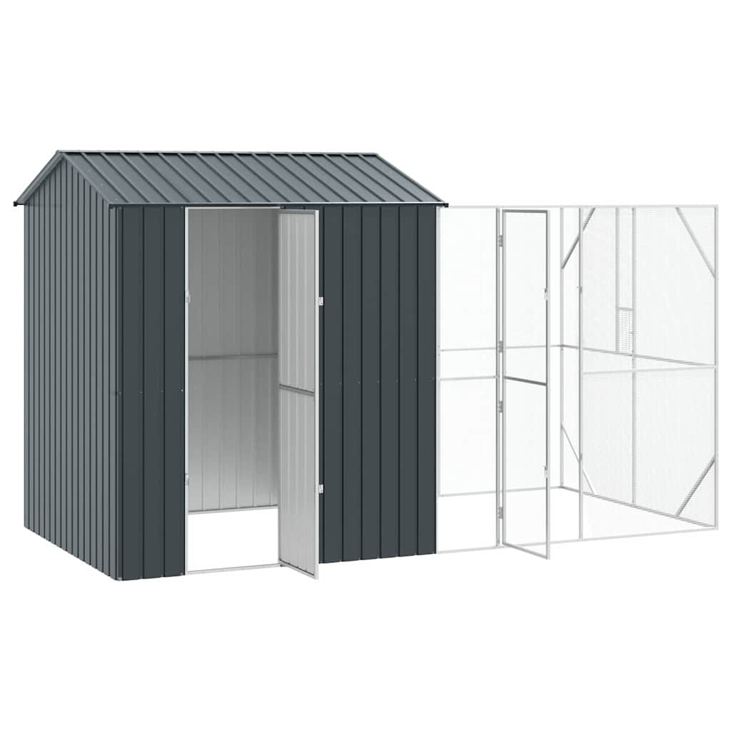 Bird Cage Anthracite 418 x 210 x 247 cm Galvanised Steel
