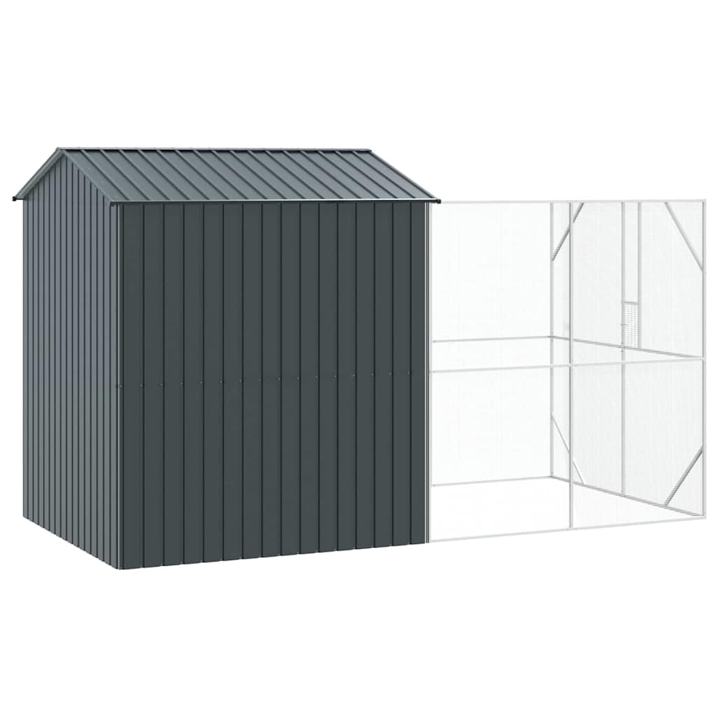 Bird Cage Anthracite 418 x 210 x 247 cm Galvanised Steel