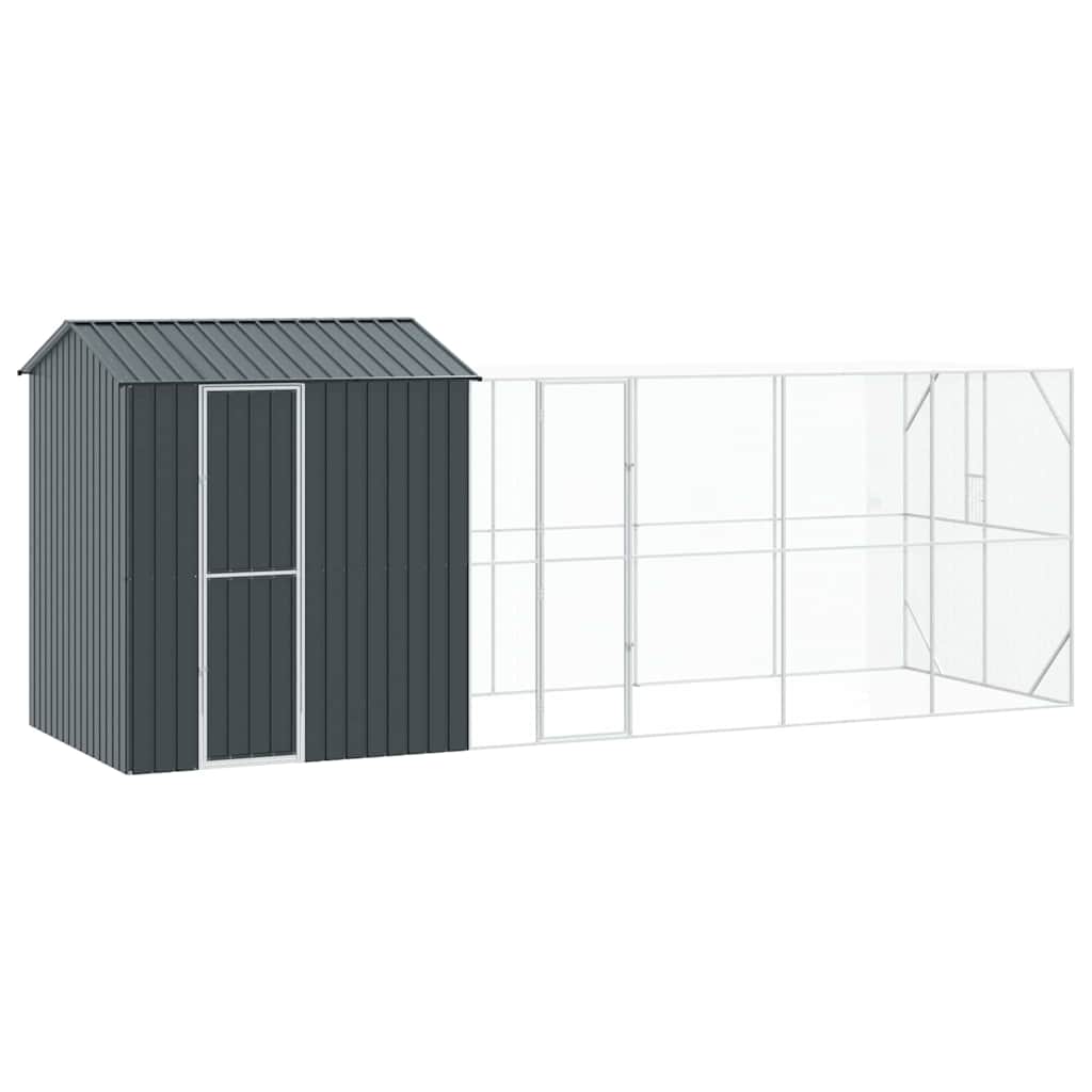 Bird Cage Anthracite 621 x 208 x 247 cm Galvanised Steel