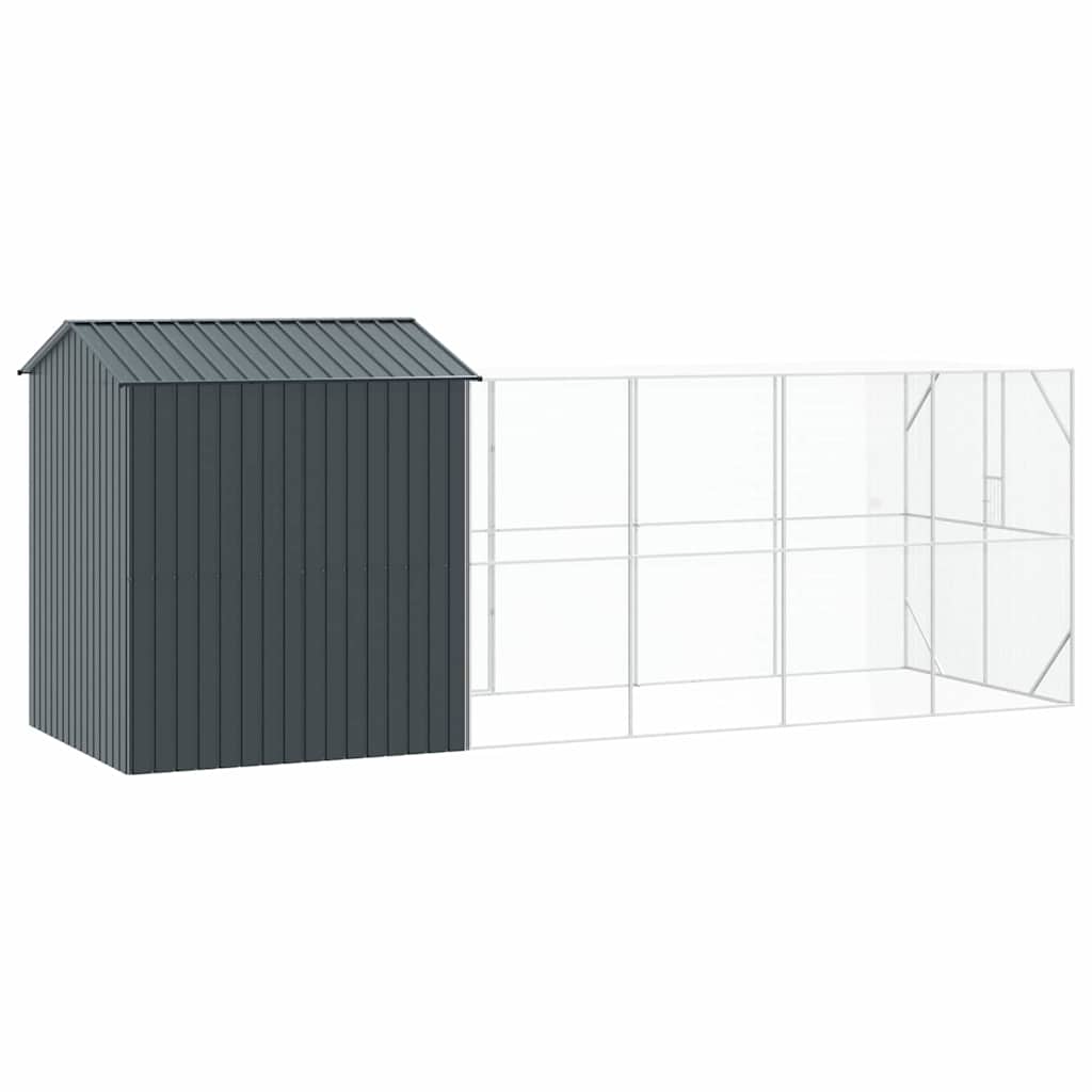 Bird Cage Anthracite 621 x 208 x 247 cm Galvanised Steel