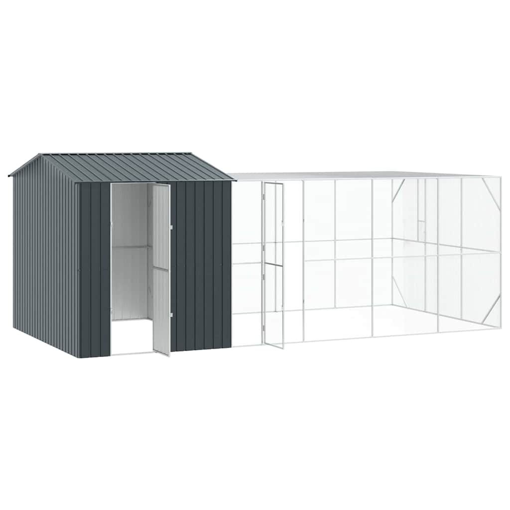 Bird Cage Anthracite 635 x 304 x 247 cm Galvanised Steel