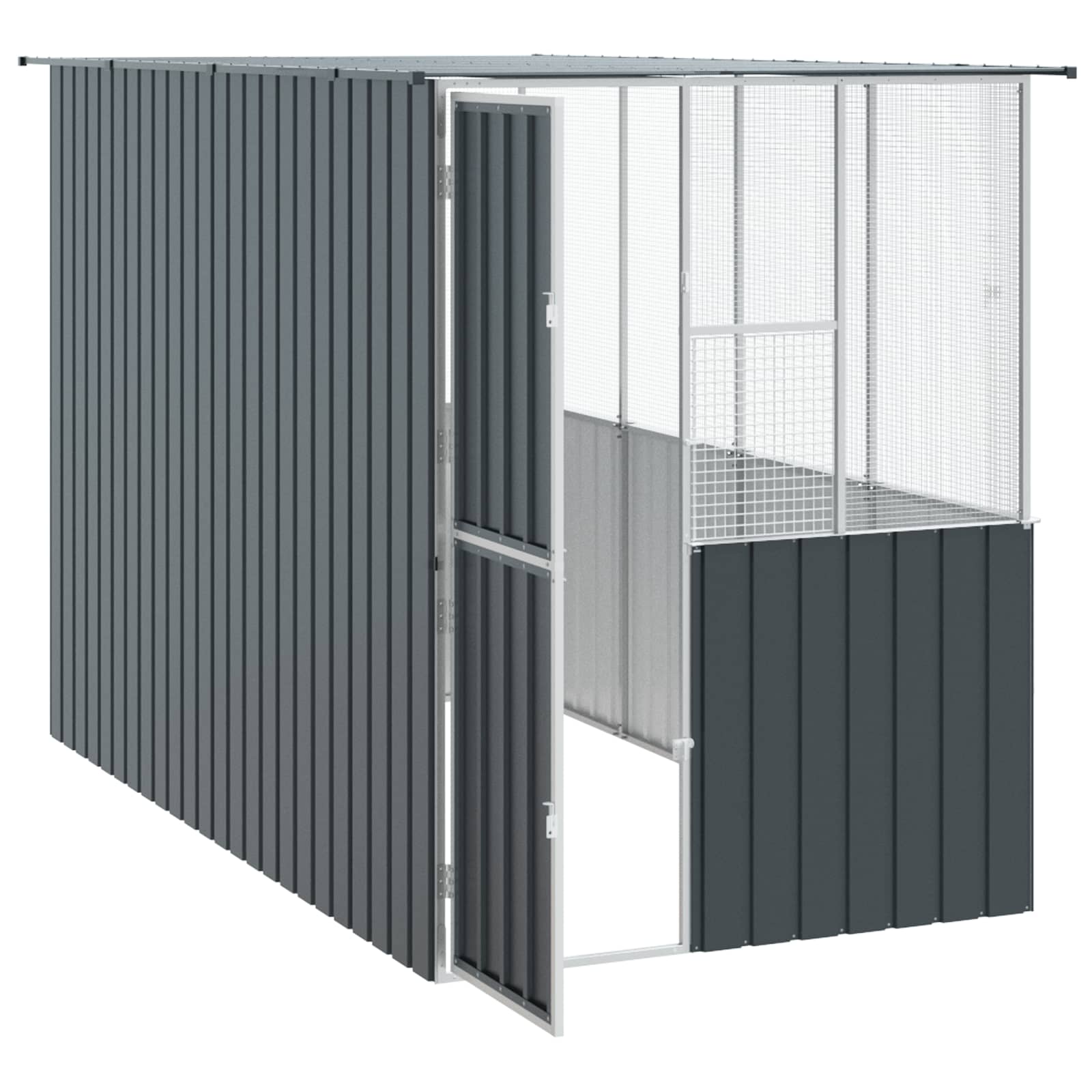 Bird Cage Anthracite 165 x 318 x 200 cm Galvanised Steel
