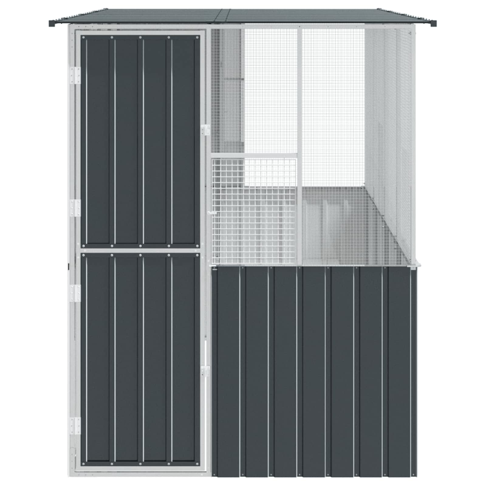 Bird Cage Anthracite 165 x 318 x 200 cm Galvanised Steel