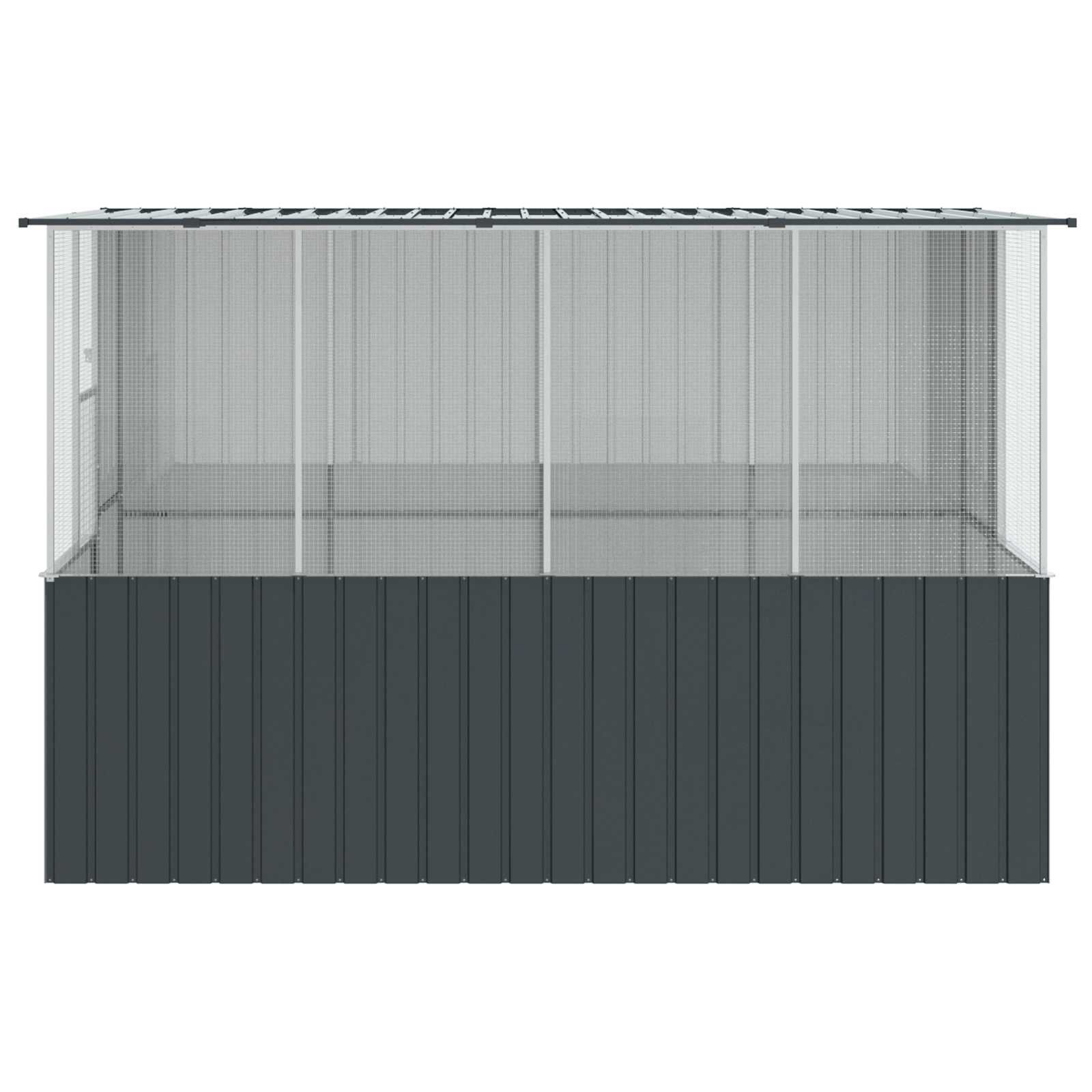 Bird Cage Anthracite 165 x 318 x 200 cm Galvanised Steel
