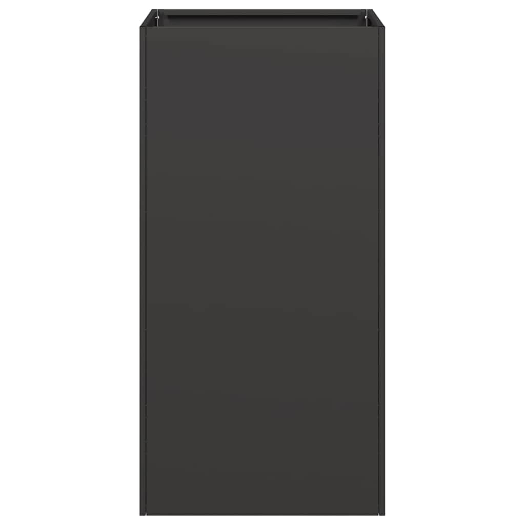 Planter Black 40x40x80 cm Cold-rolled Steel