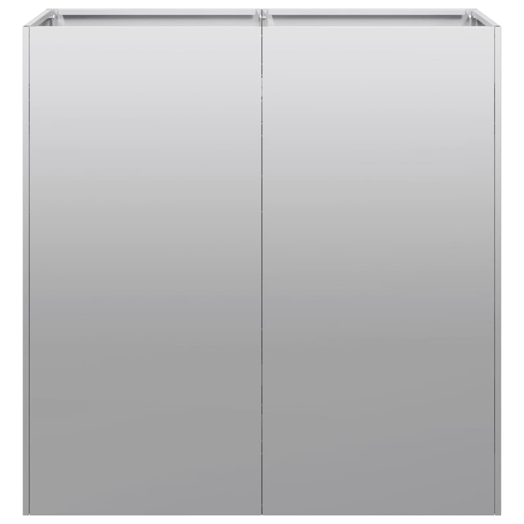 Planter 80x40x80 cm Galvanised Steel