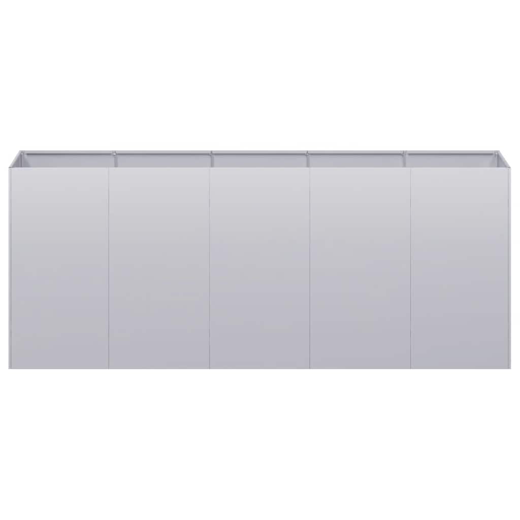 Planter 200x40x80 cm Galvanised Steel