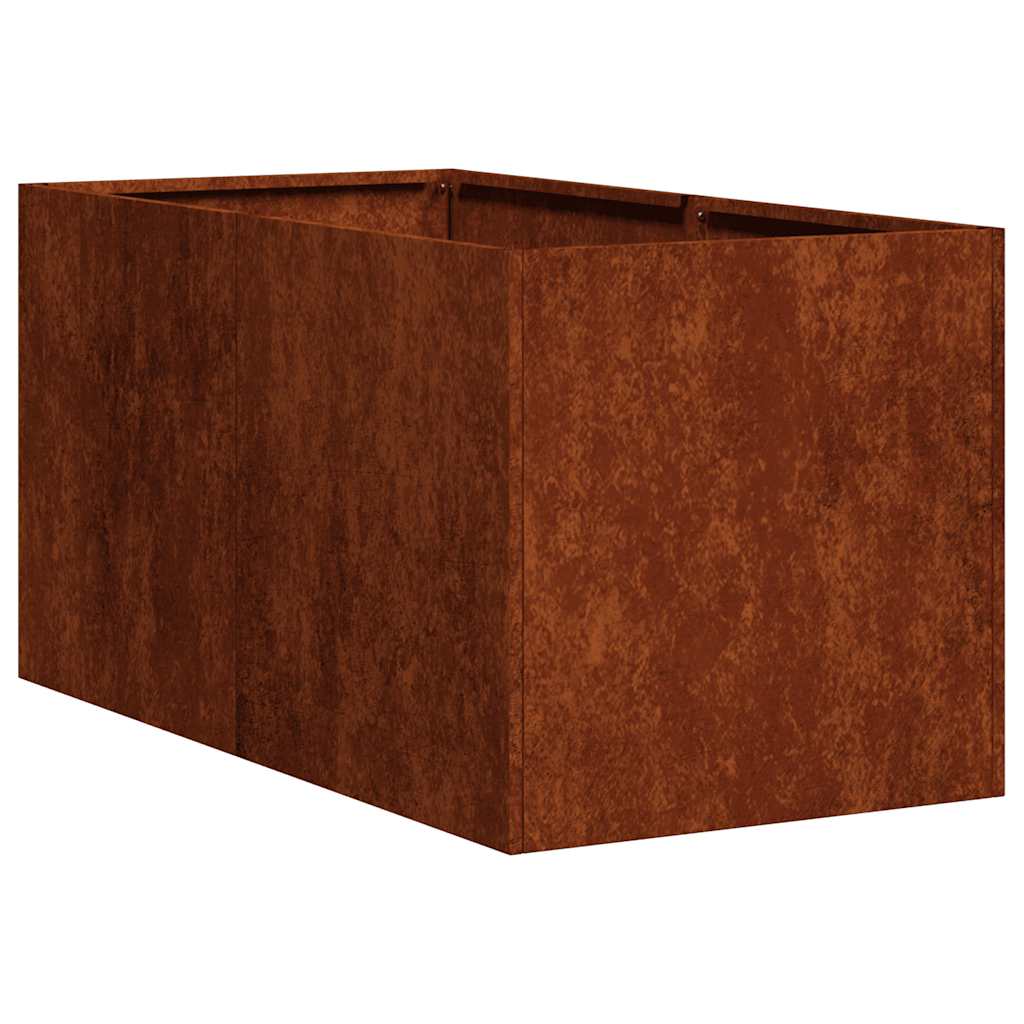 Planter Rusty 40x80x40 cm Weathering Steel