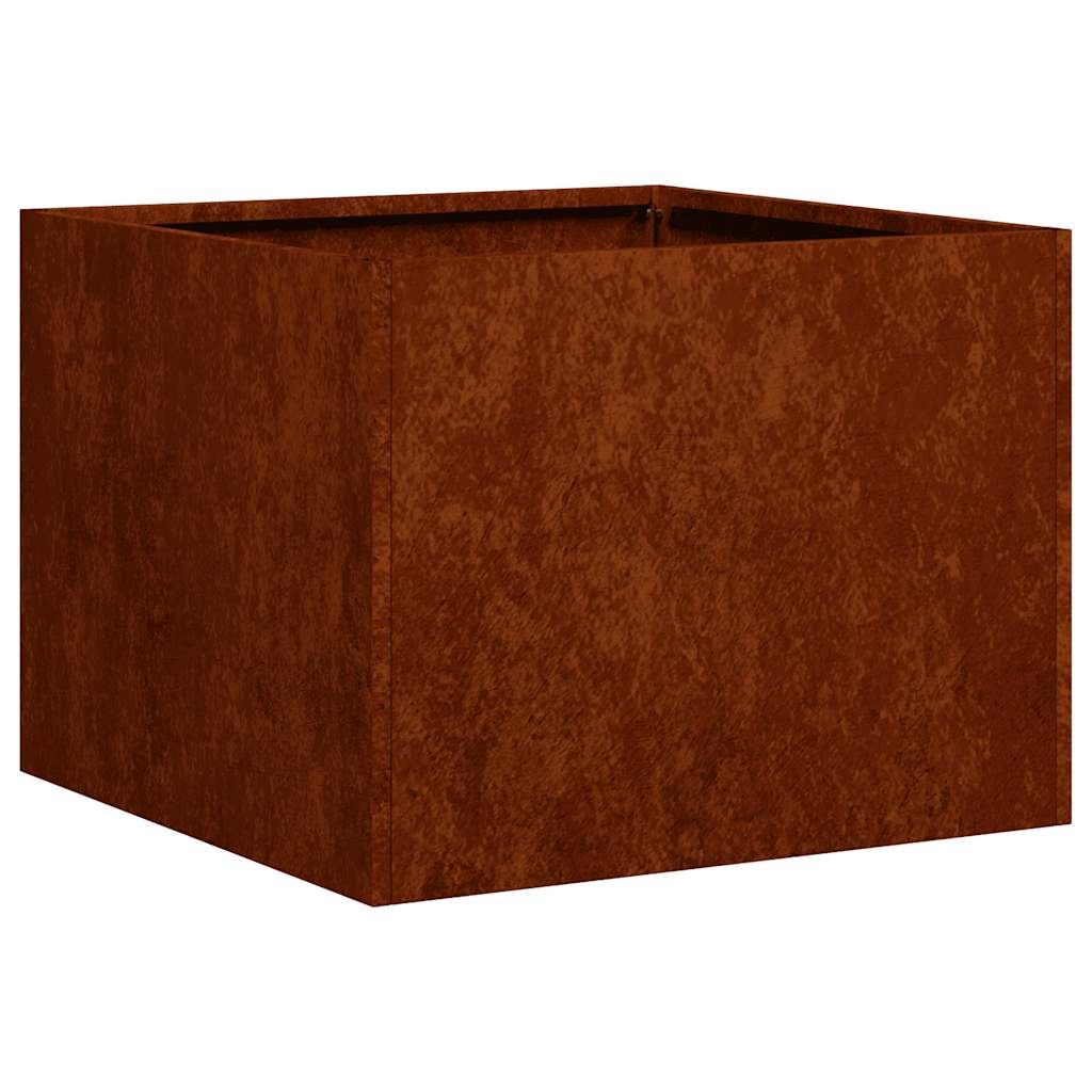 Planter Rusty 40x40x30 cm Weathering Steel