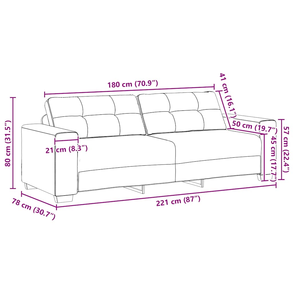 2 Piece Sofa Set with Cushions Dark Grey Velvet