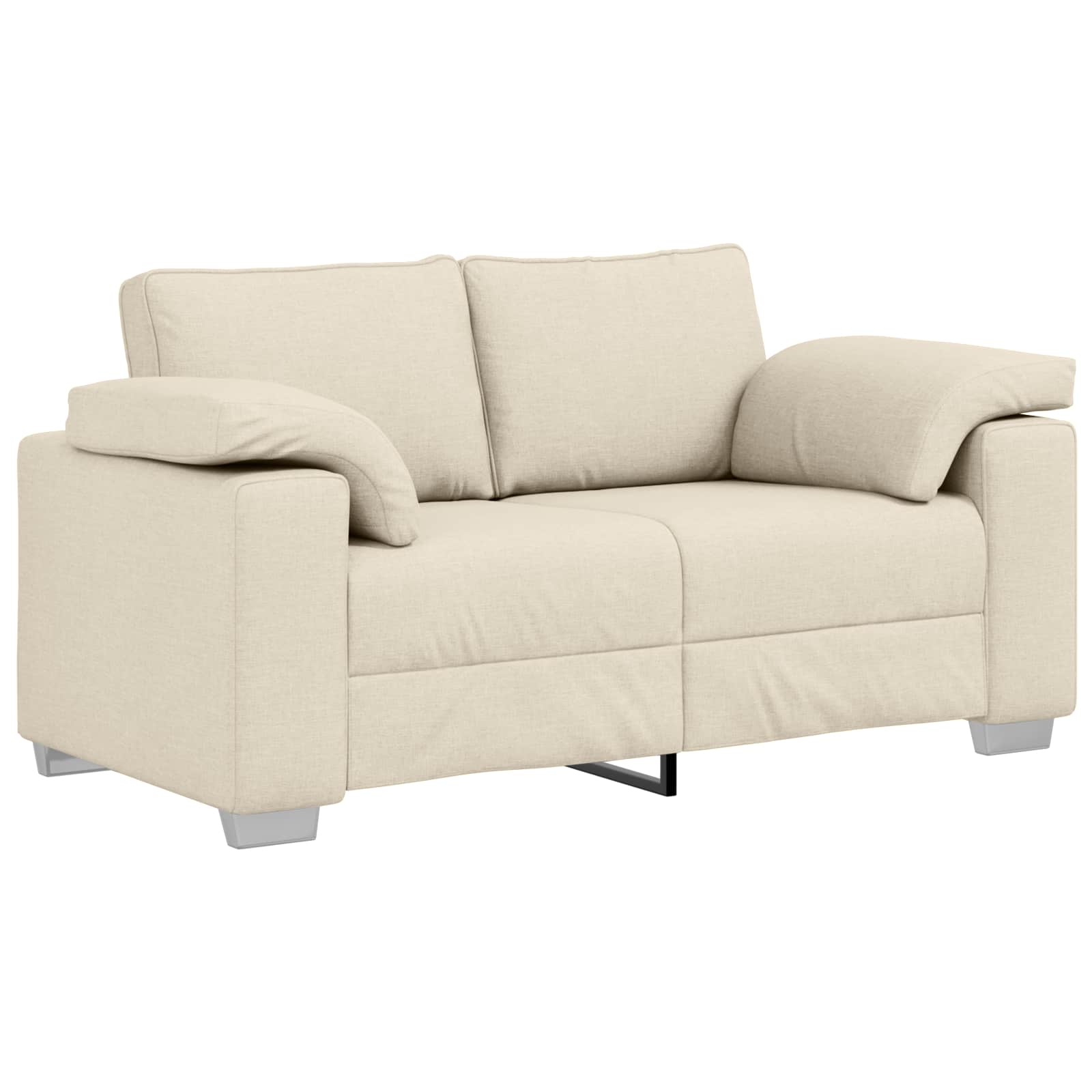 Sofa 2 pcs Dark Grey 219 x 80 x 82 cm Fabric
