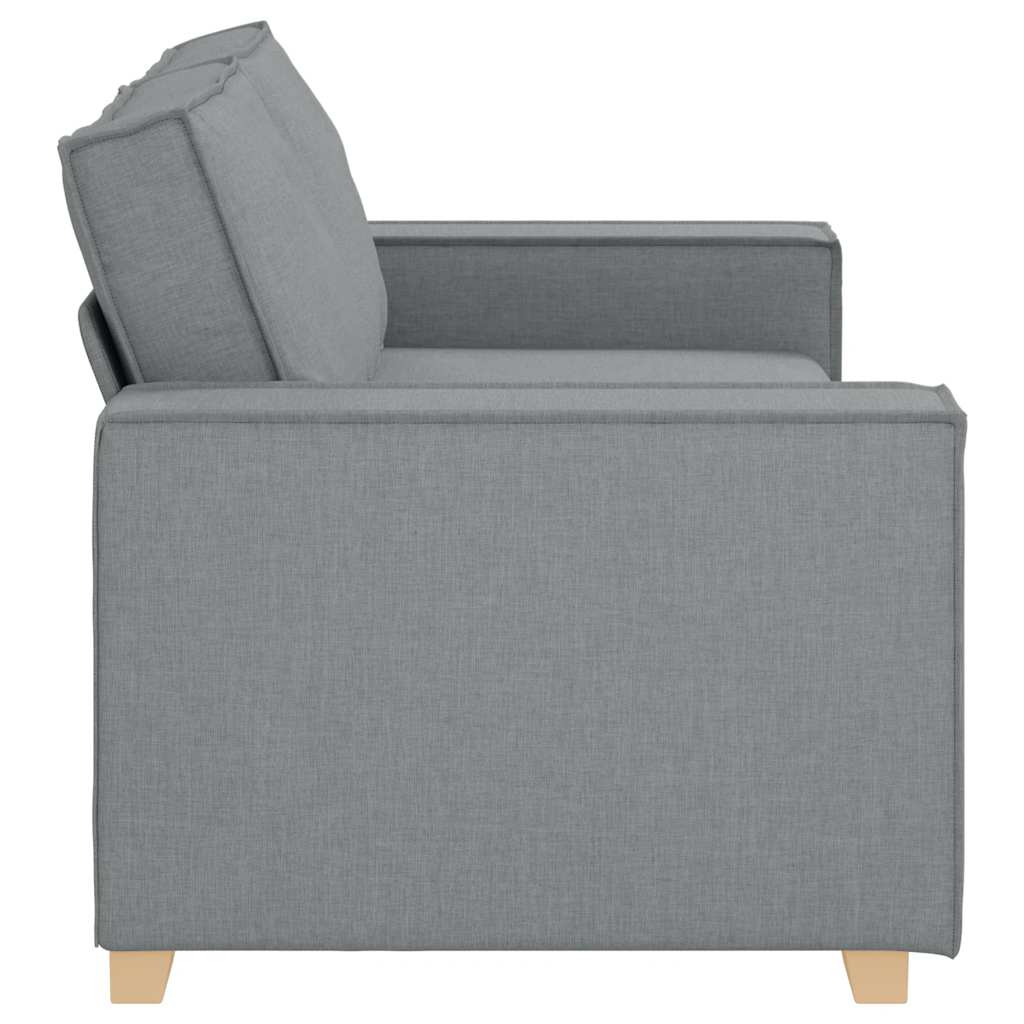 2-Seater Sofa Light Grey 180x78x84 cm Fabric