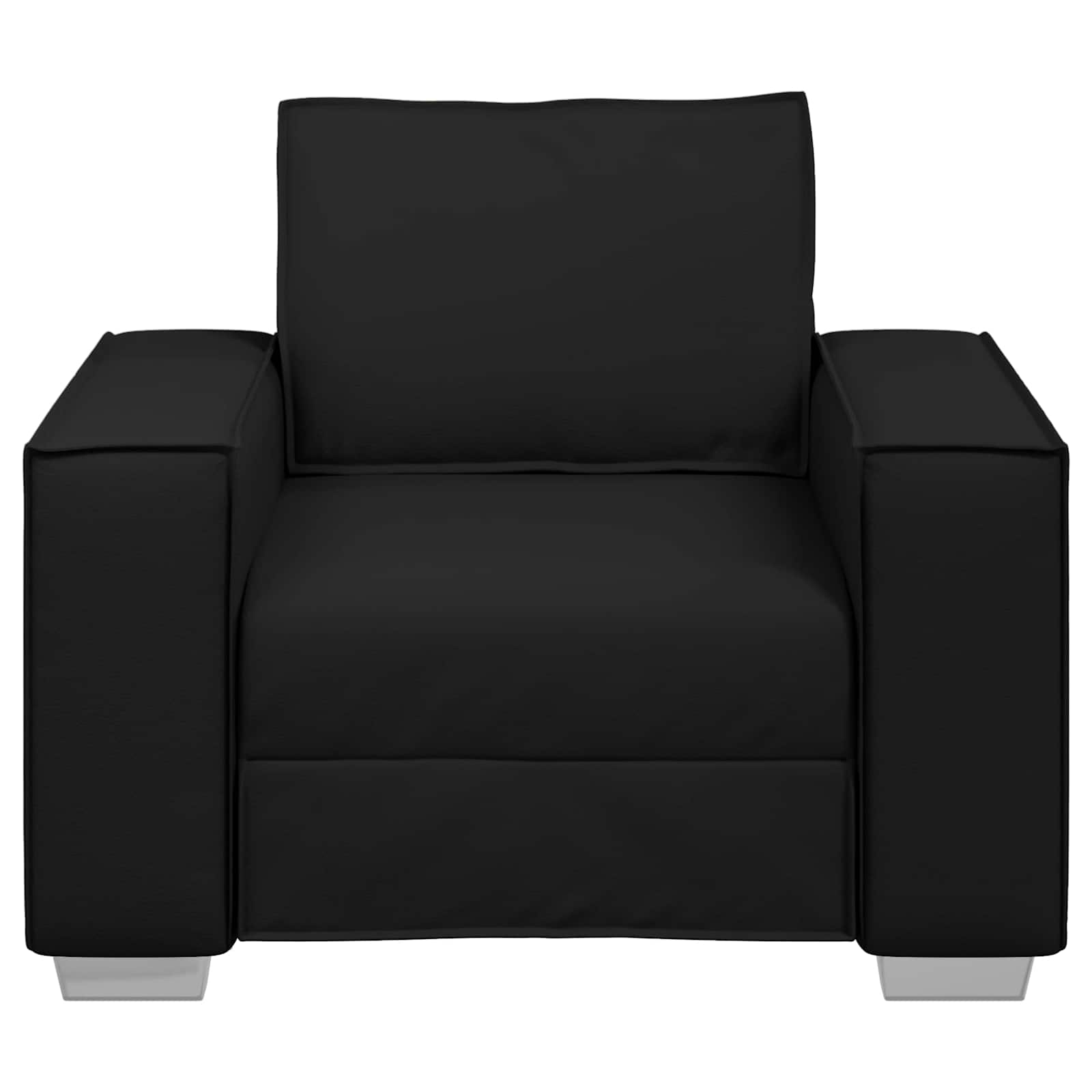 Sofa Chair Black 100 cm Faux Leather