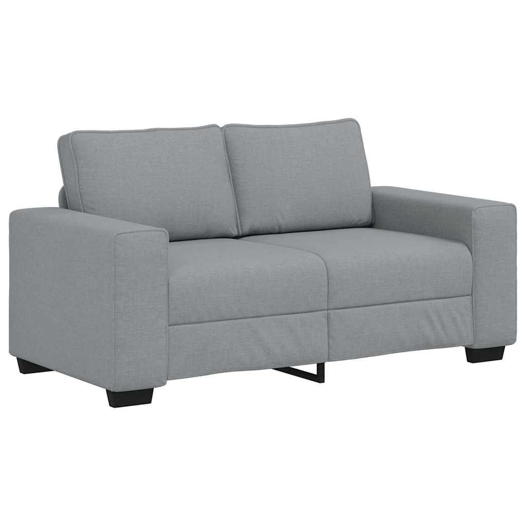 2-Seater Sofa Light Grey 160x77x82 cm Fabric