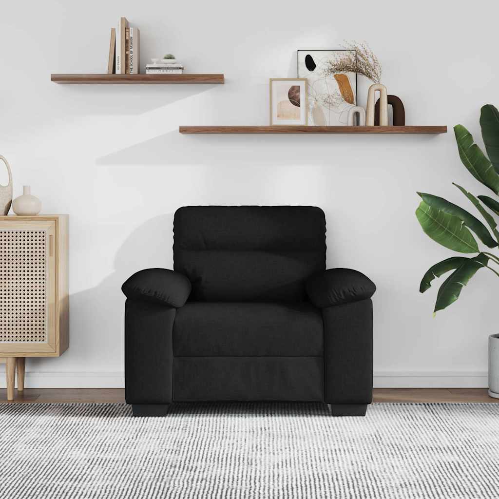 Sofa Chair Black 100x81x84 cm Fabric