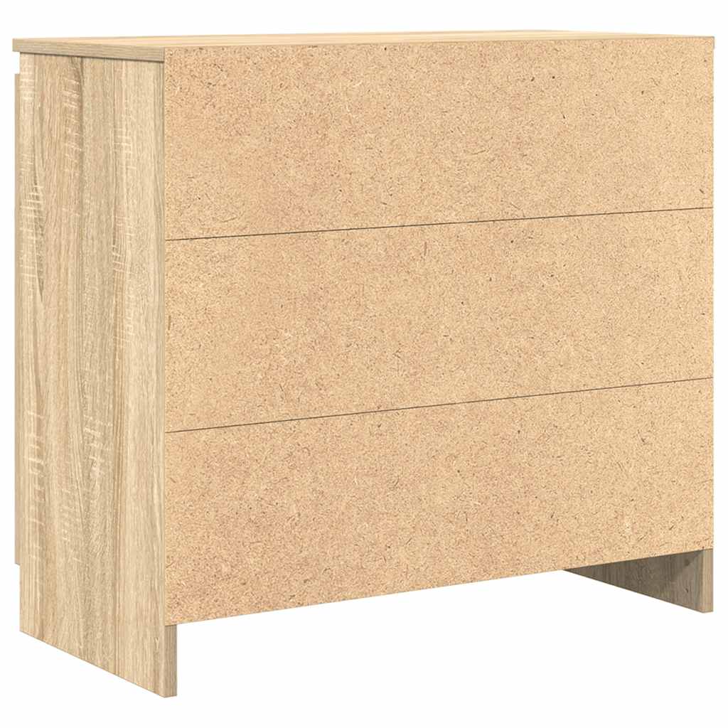 Sideboard with Drawer Sonoma Oak 71x35x65 cm Engineered Wood