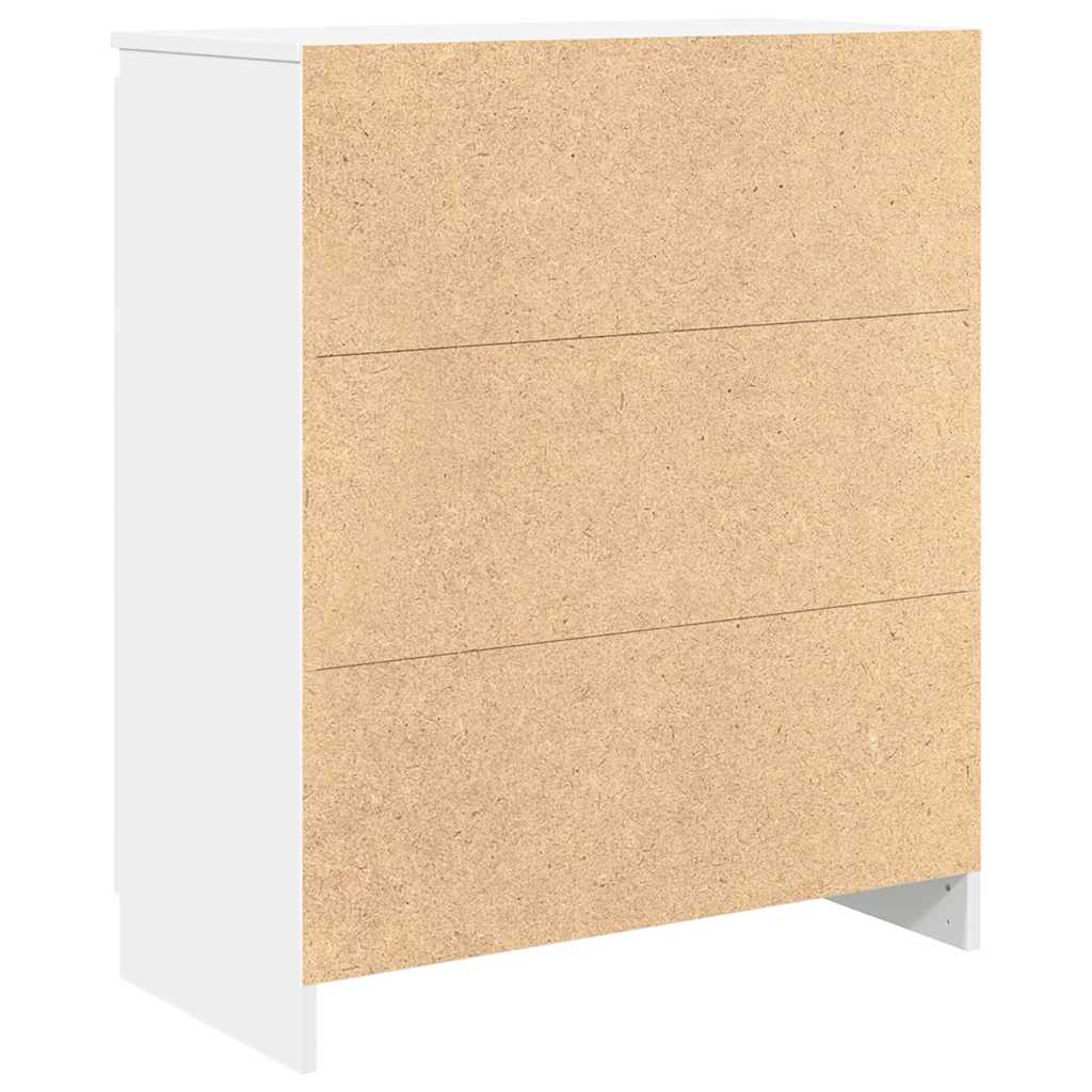 Sideboard with Drawers White 71x35x84 cm Engineered Wood
