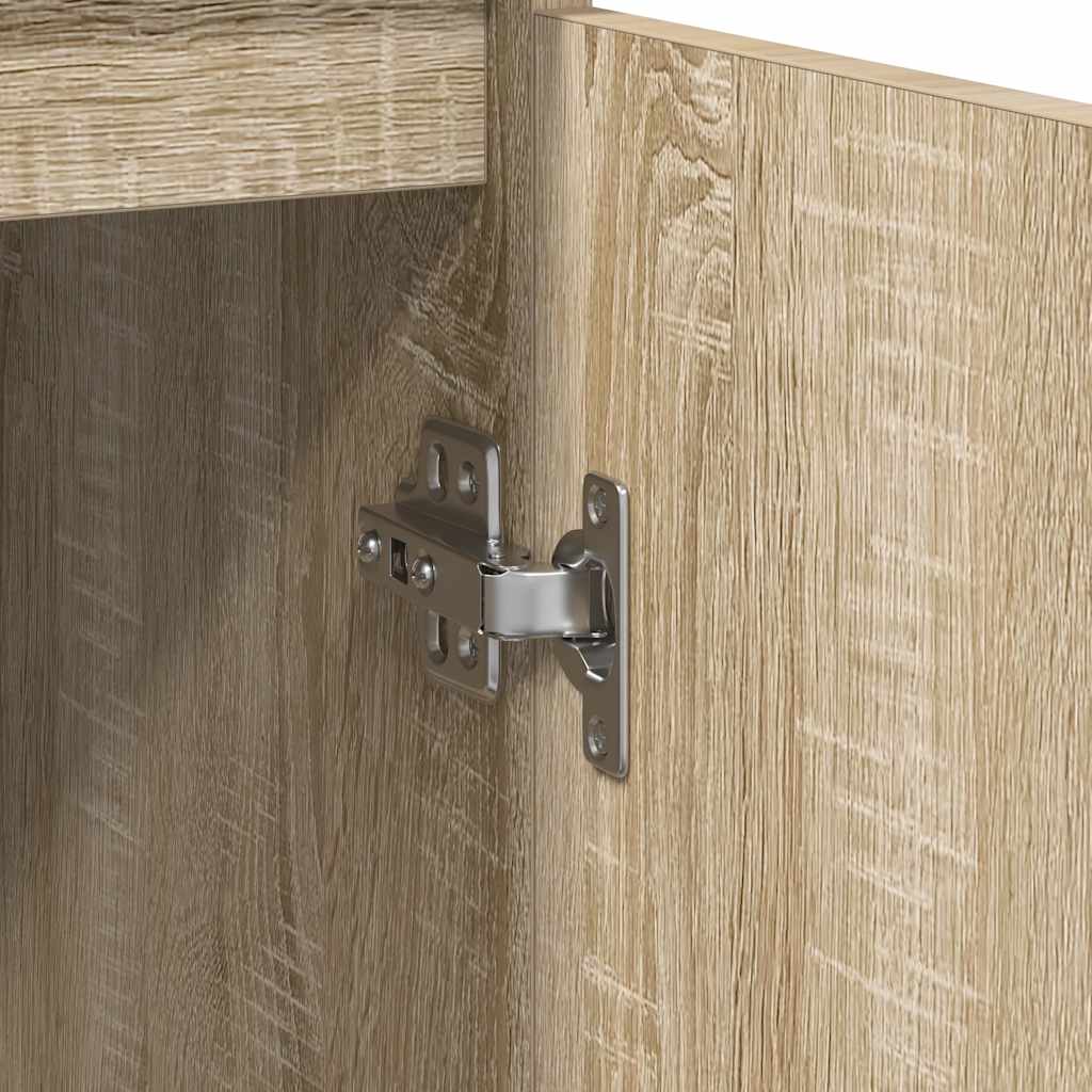 Sideboard with Drawer Sonoma Oak 71x35x84 cm Engineered Wood