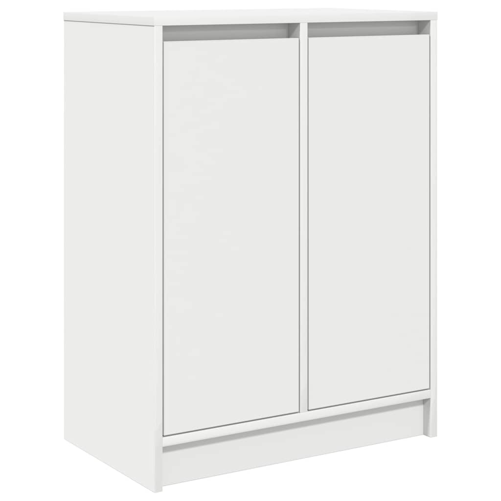 Sideboard White 57x34x76 cm Engineered Wood