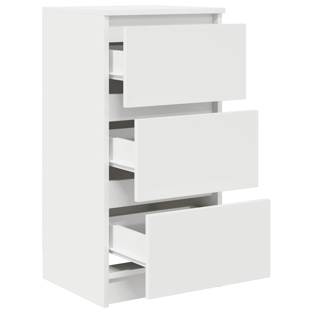 Sideboard White 37.5x35x76 cm Engineered Wood