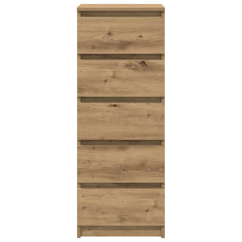 Sideboard with Drawers Artisan Oak 37.5x35x99 cm Engineered Wood