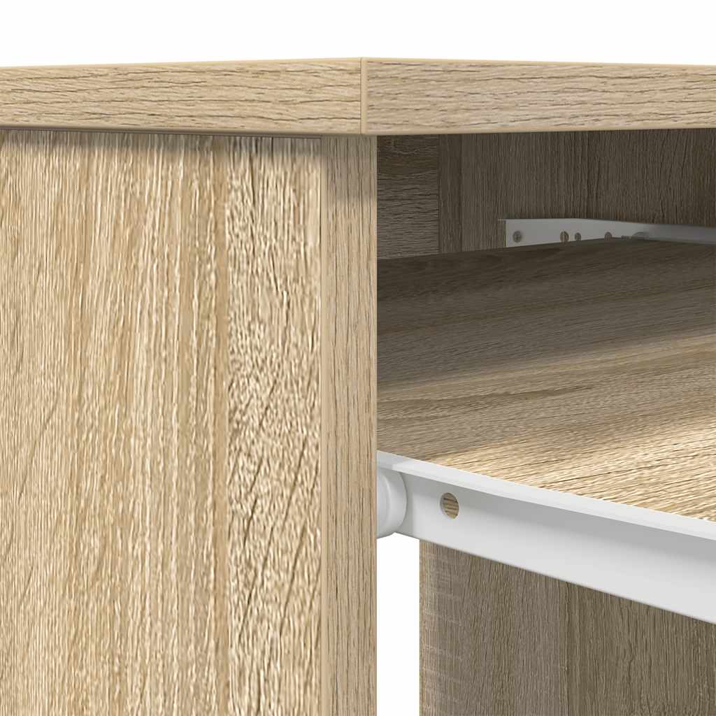 Desk Sonoma Oak 86x49x76 cm Engineered Wood