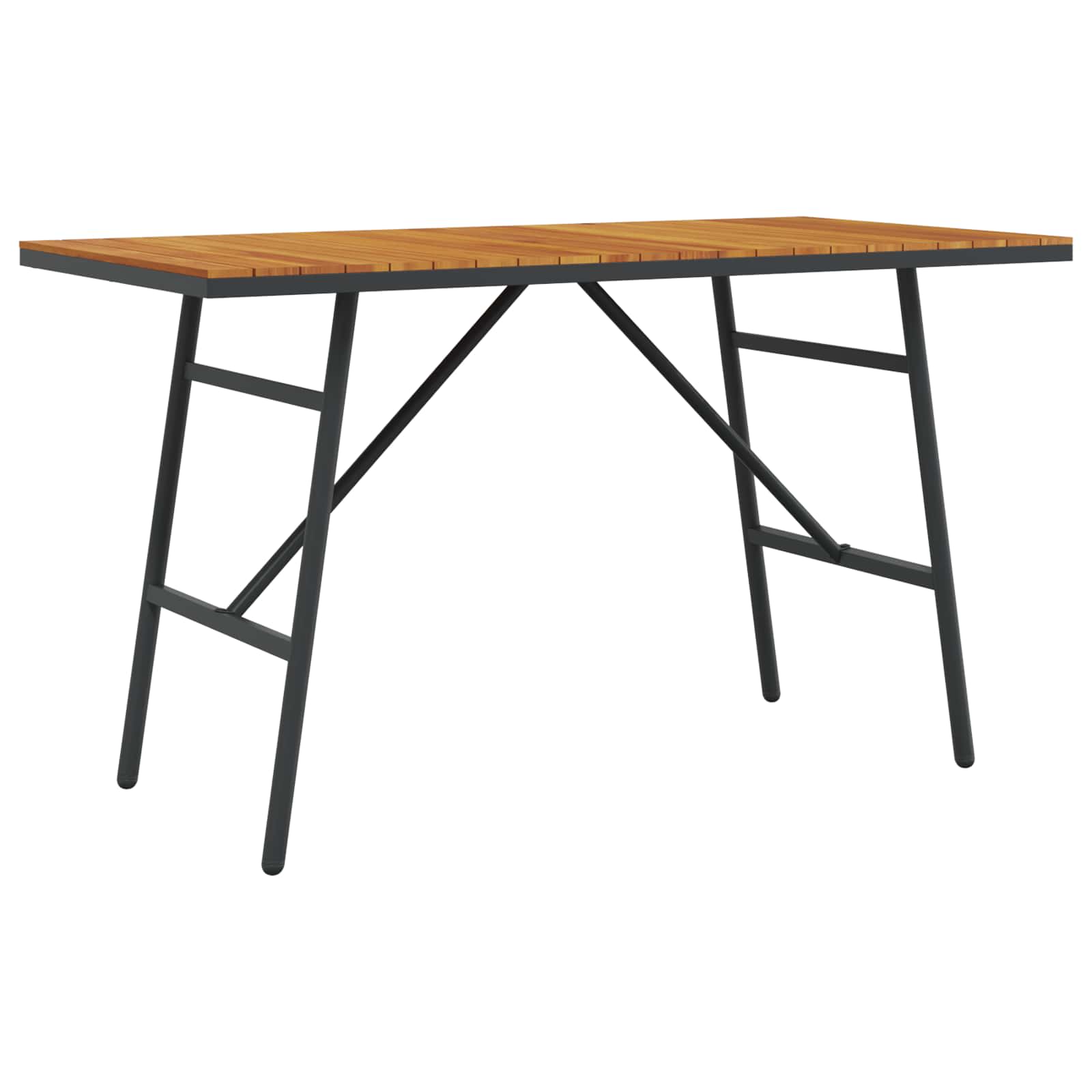 Dining Table Brown 110 x 55 x 61,5 cm Solid Acacia Wood