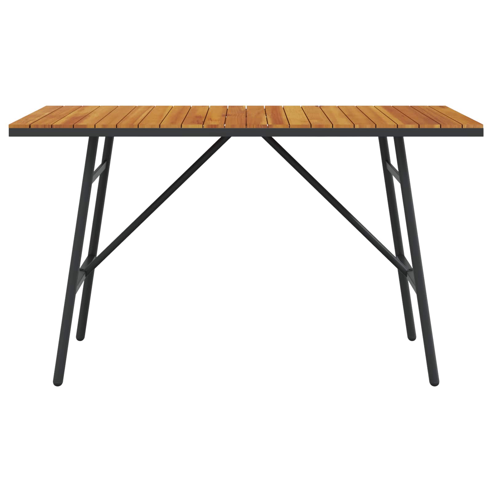 Dining Table Brown 110 x 55 x 61,5 cm Solid Acacia Wood