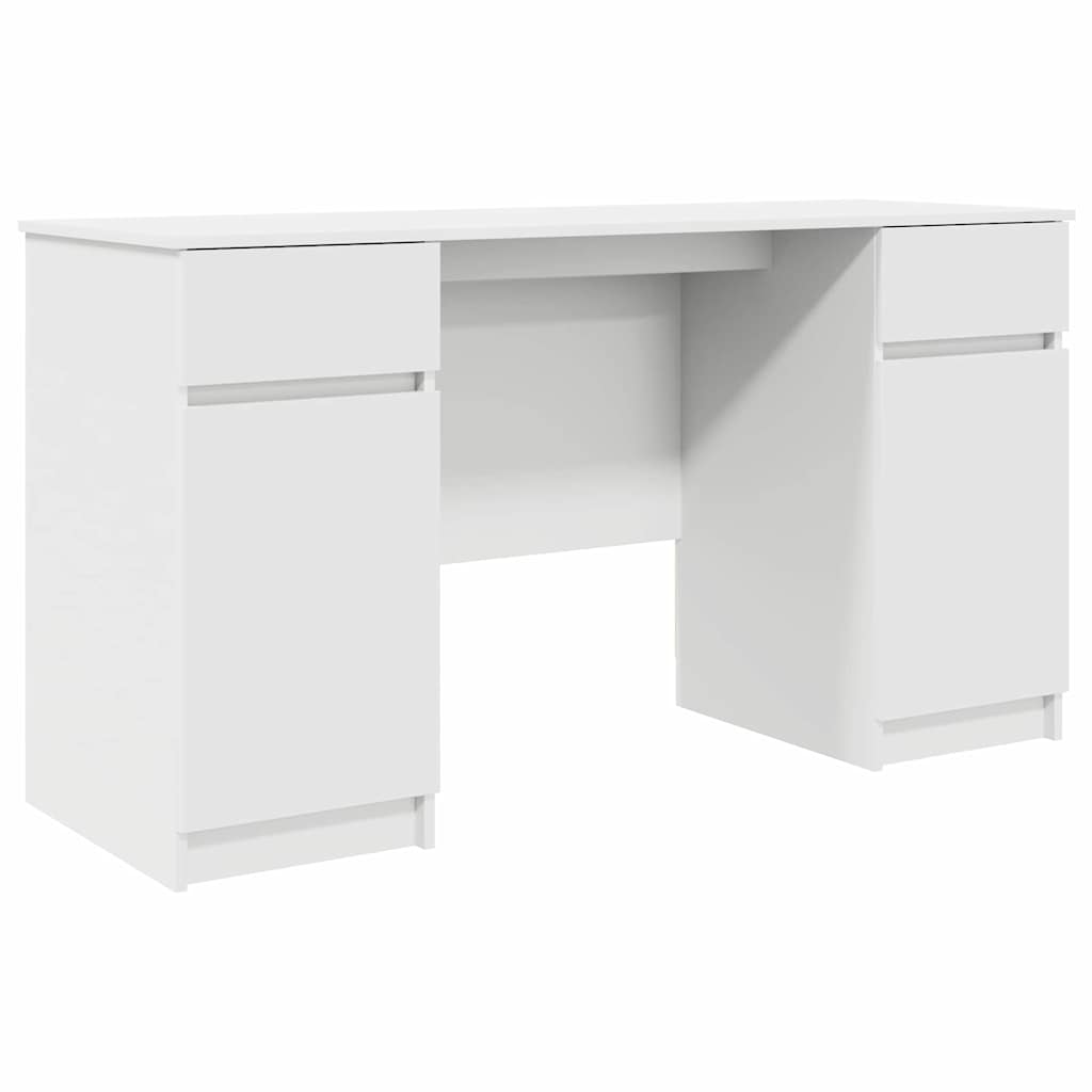 Desk White Engineered wood 140 x 49 x 76 cm