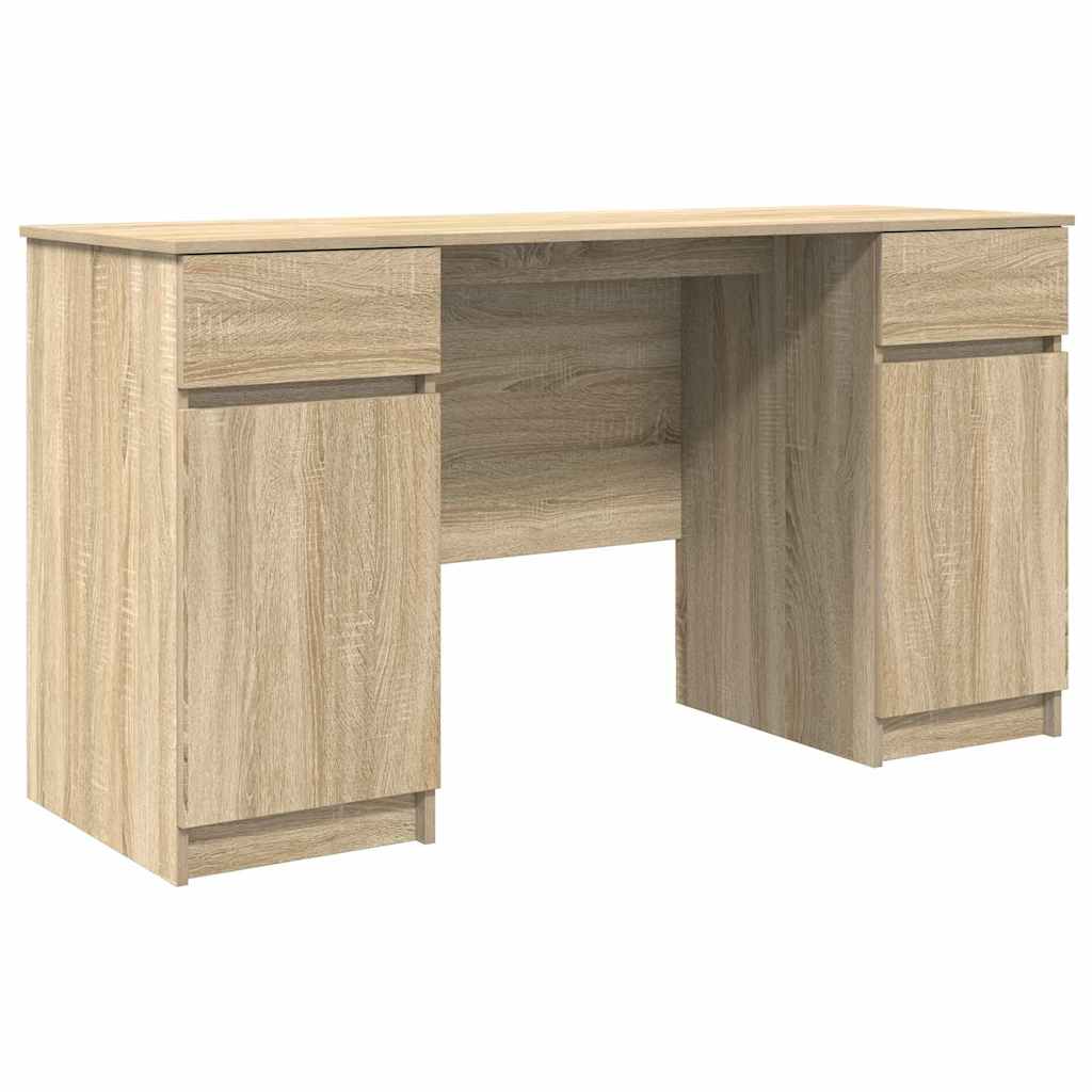 Desk Sonoma oak Engineered wood 140 x 49 x 76 cm