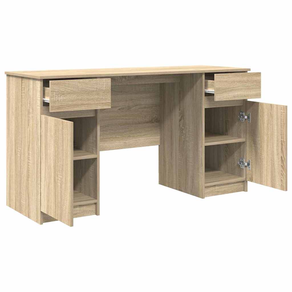 Desk Sonoma oak Engineered wood 140 x 49 x 76 cm