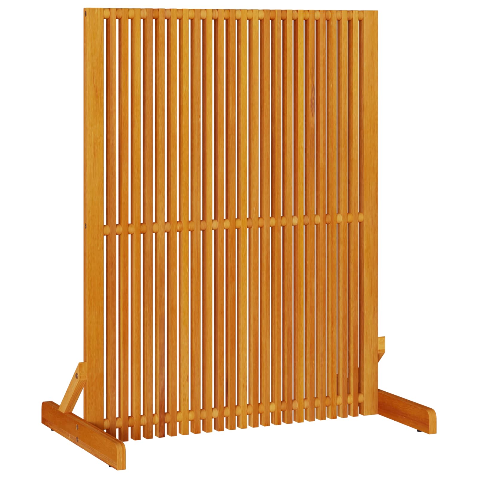 Privacy Screen Brown 79,5 x 50 x 110 cm Solid Acacia Wood
