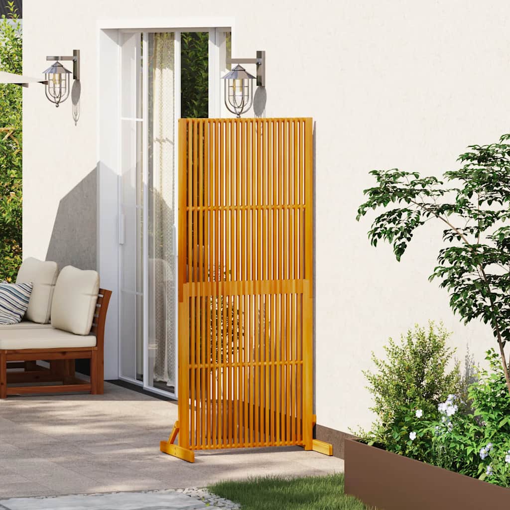 Privacy Screen Indoor/Outdoor 180.5 cm Solid Acacia Wood