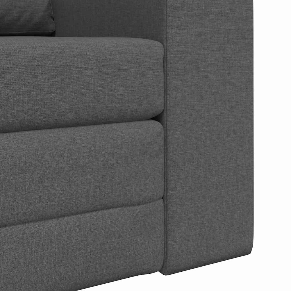 Sofa Bed Dark Grey 98 x 71 x 83 cm Fabric