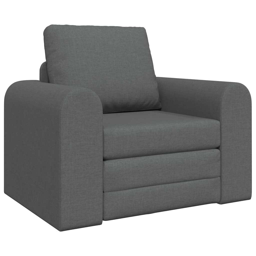 Sofa Bed Dark Grey 98 x 71 x 83 cm Fabric
