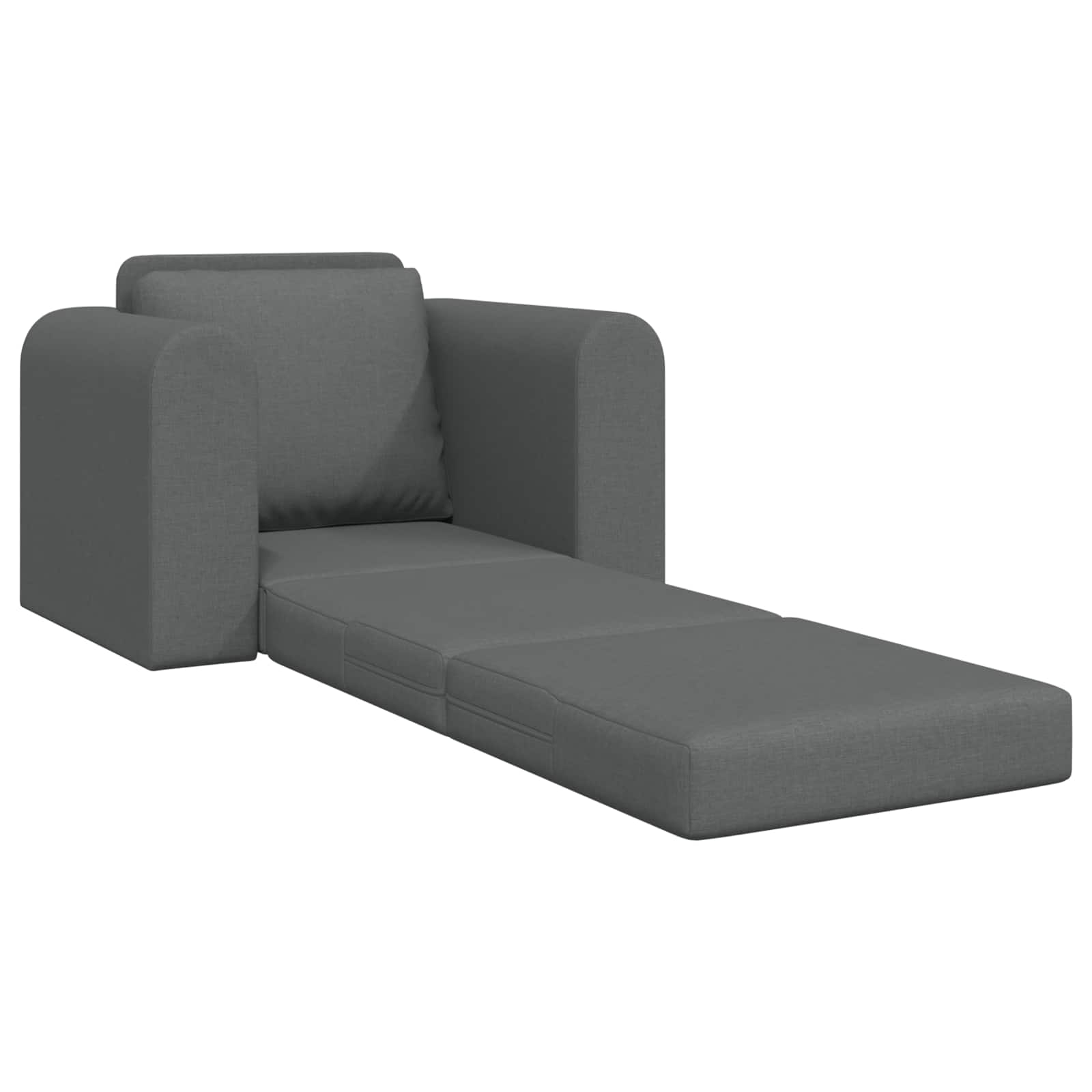 Sofa Bed Dark Grey 98 x 71 x 83 cm Fabric