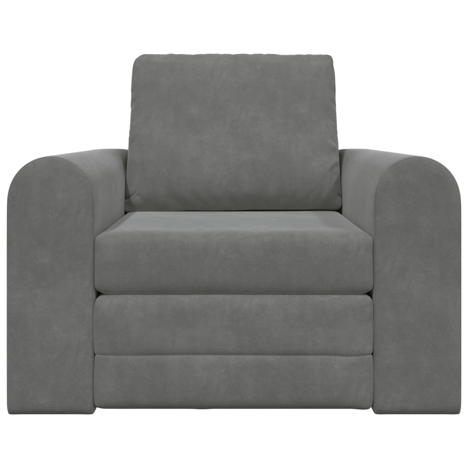 Sofa Bed Dark Grey 98 x 71 x 83 cm Velvet