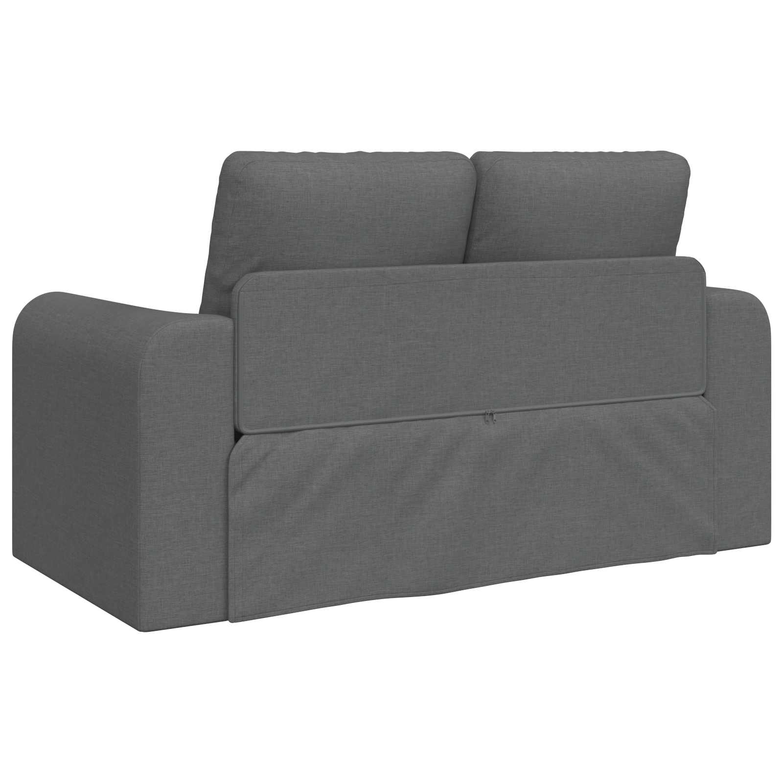 Sofa Bed 60cm Dark Grey Fabric