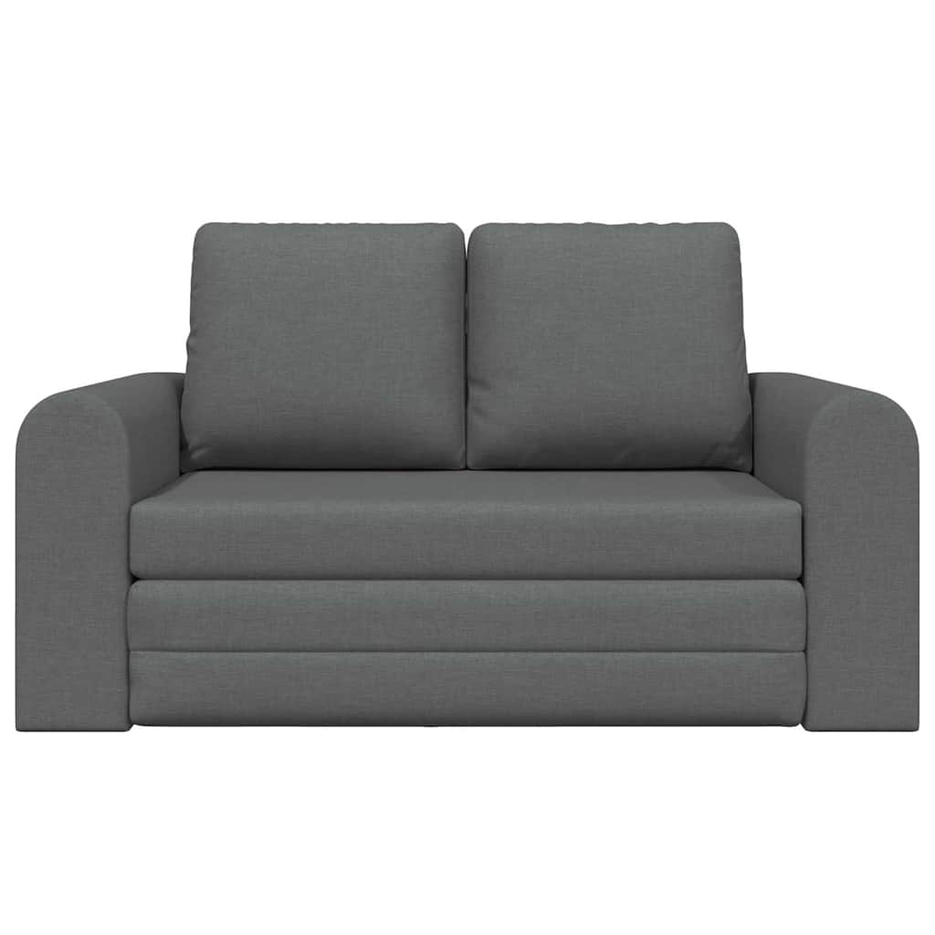Sofa Bed Dark grey 148 x 71 x 83 cm Fabric