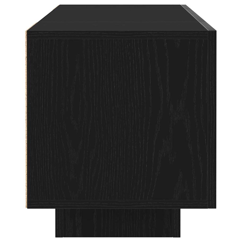 TV Cabinet Black 160 x 35 x 40 cm Engineered Wood