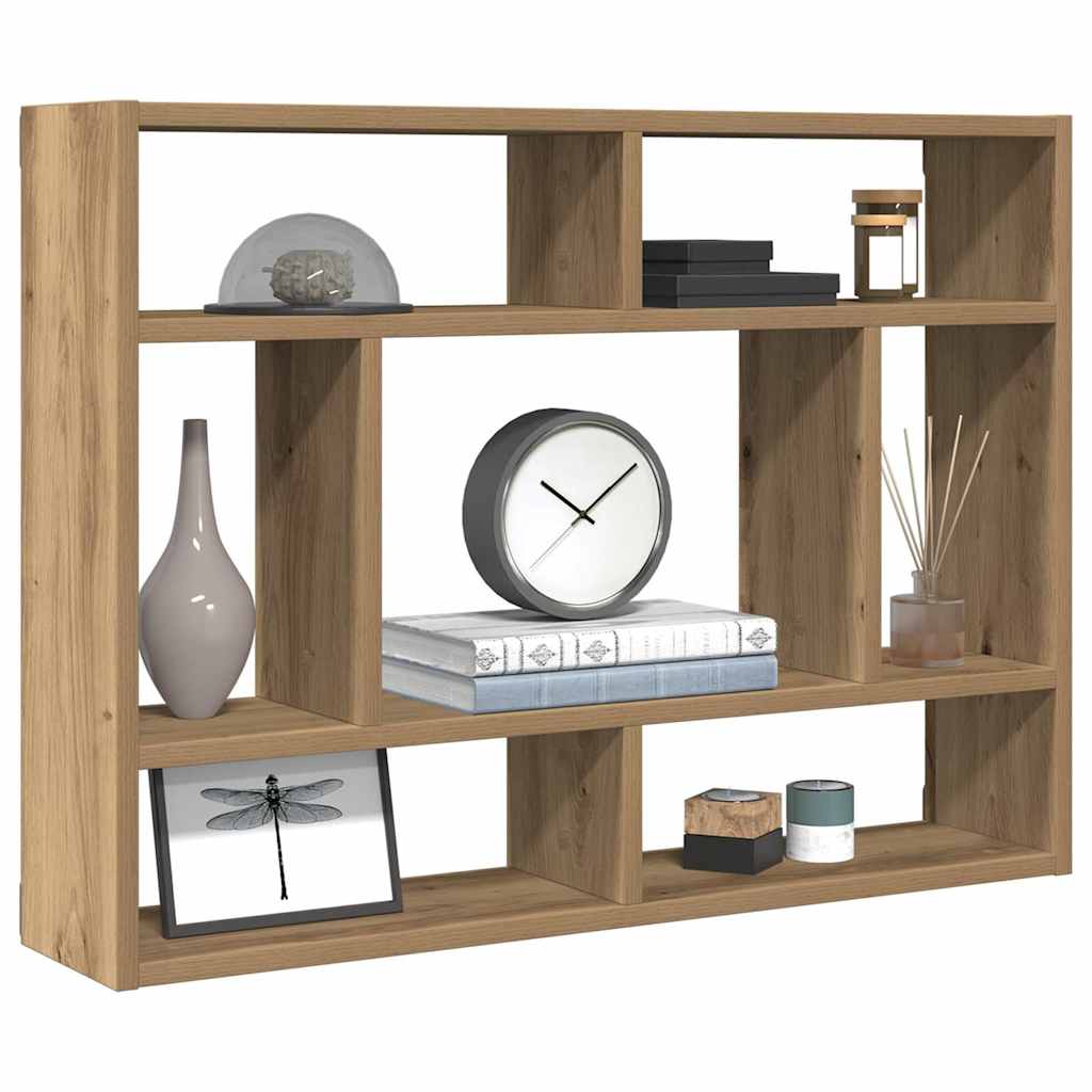 Wall Shelf Artisan Oak 75x16x55 cm Engineered Wood