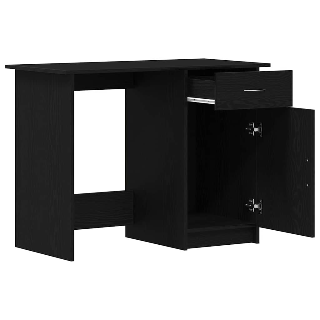 Desk Black Oak Engineered Wood 100 x 50 x 76 cm