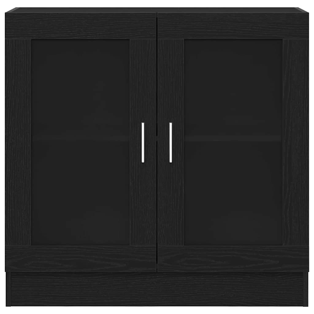 Book Cabinet Black Oak 82,5 x 30,5 x 80 cm Engineered Wood