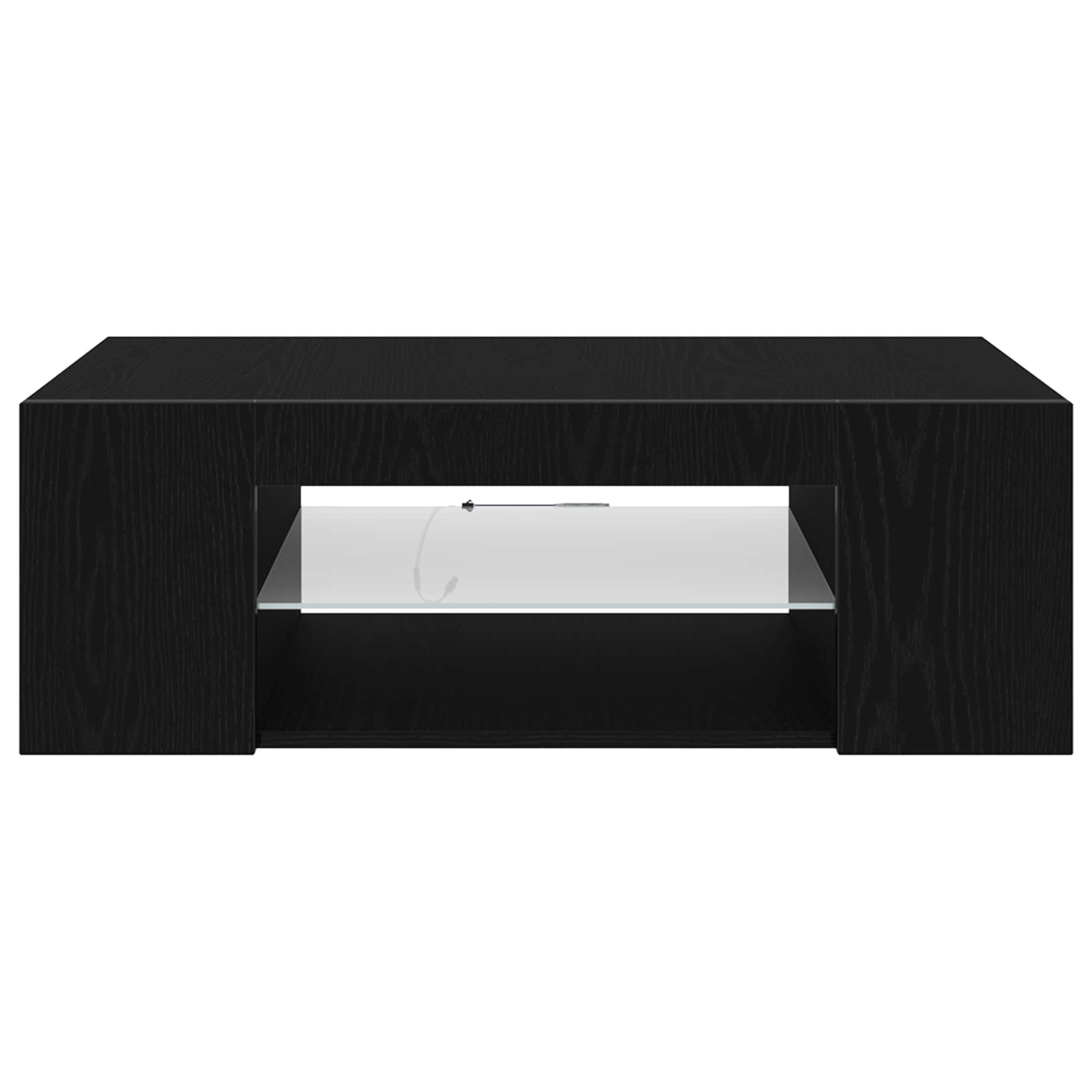 TV Cabinet Black Oak 90 x 39 x 30 cm Engineered Wood