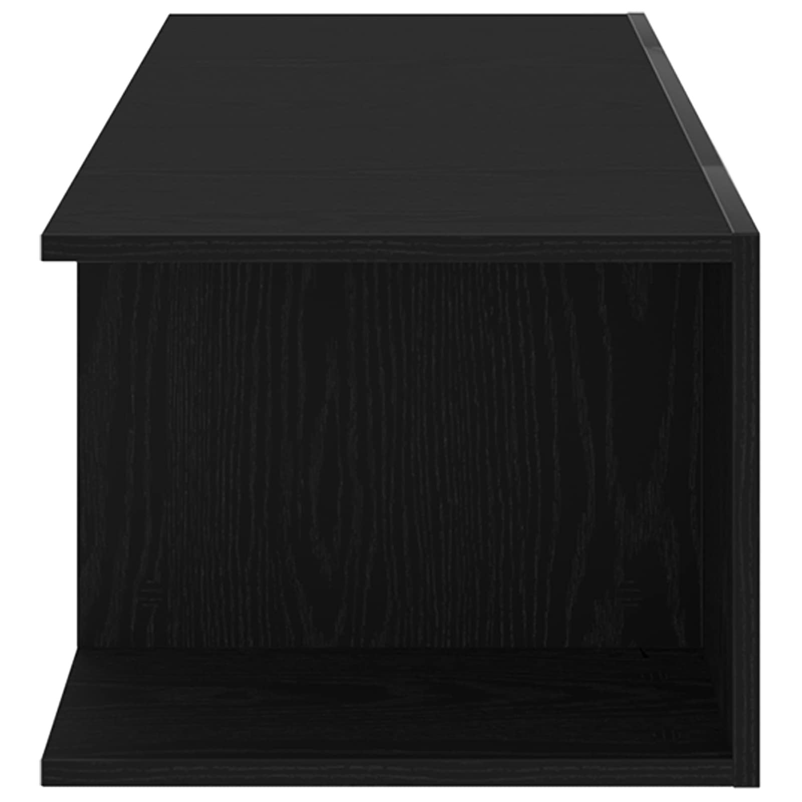 TV Cabinet Black Oak 90 x 39 x 30 cm Engineered Wood