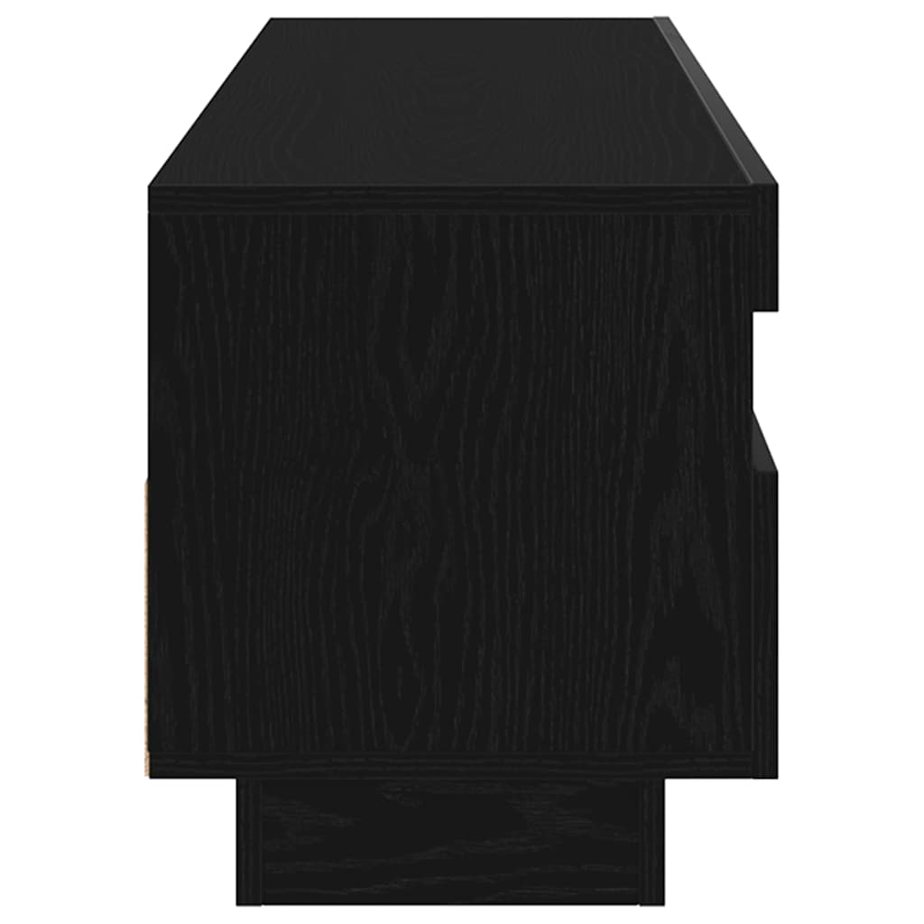 TV Cabinet 100 x 35 x 40 cm Black Oak Engineered Wood