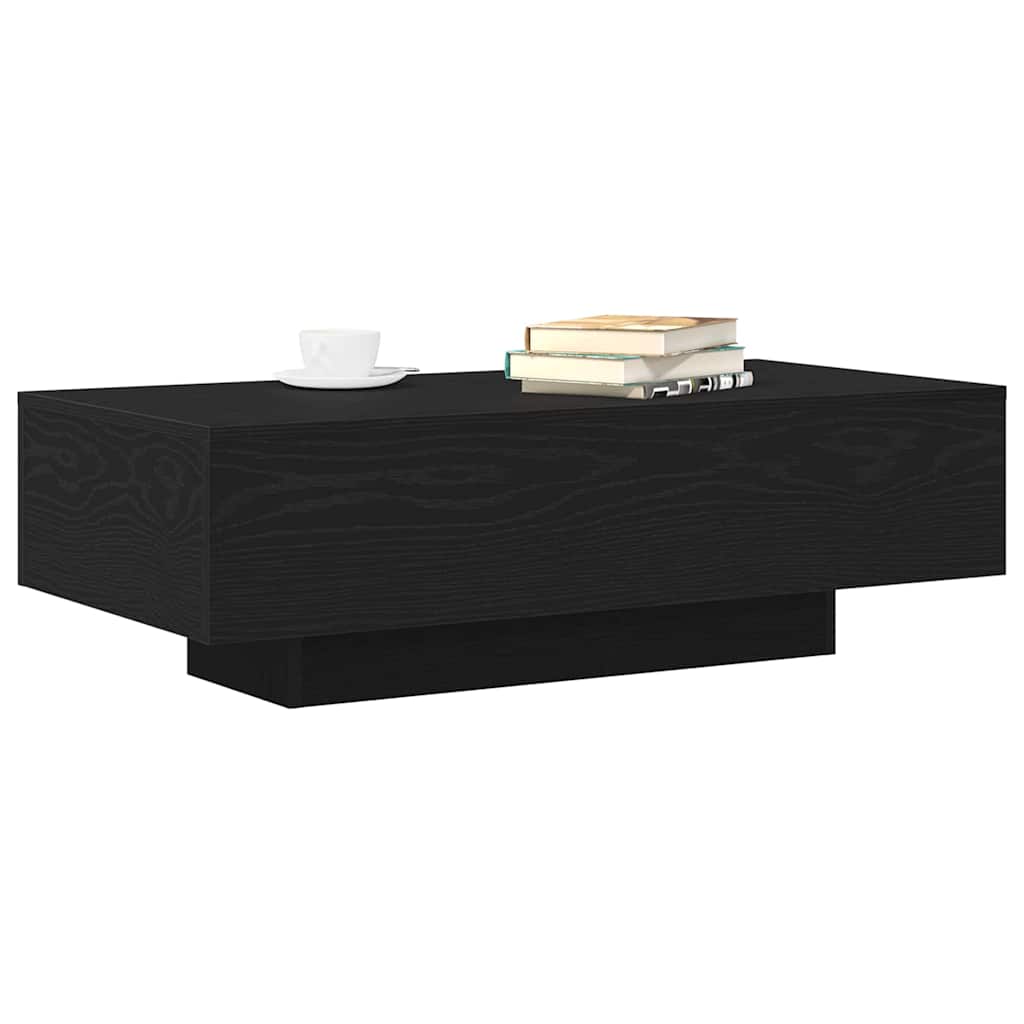 Coffee Table Black Oak 100 x 49,5 x 31 cm Engineered Wood